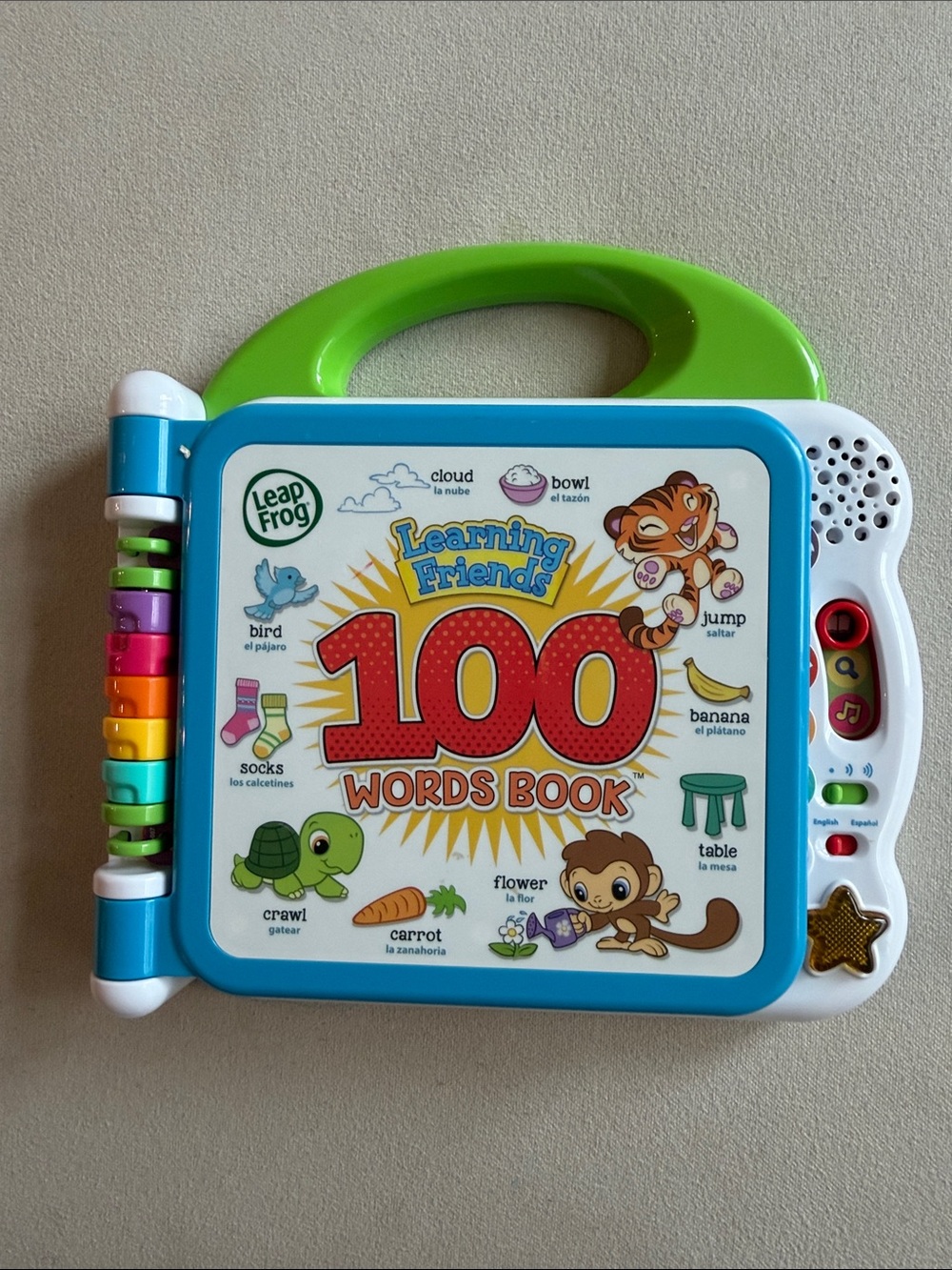 LeapFrog Learning Friends 100 Words Book - Blue & Green